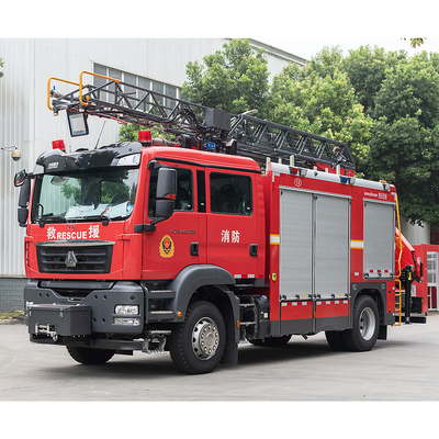 Camion dei vigili del fuoco 60L/s di salvataggio della scala aerea di SITRAK per l'autopompa antincendio