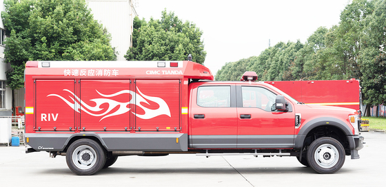 Ford 550 Veicolo di intervento rapido Riv Camion pompieri di salvataggio Specializzato Cina Manufacturer