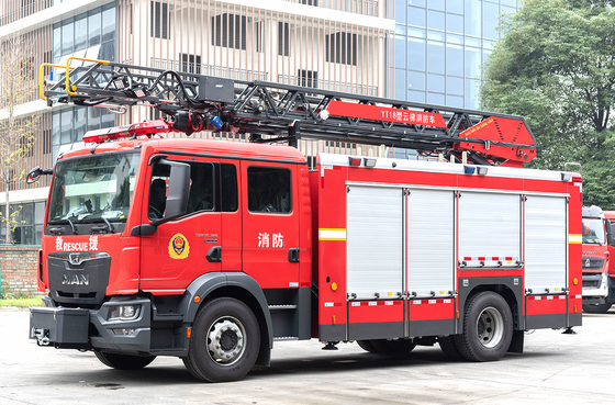 Uomo 18m scala aerea salvataggio camion antincendio veicolo specializzato fabbrica cinese