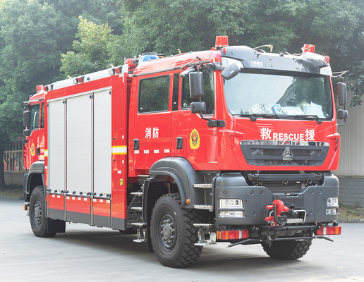 Sinotruk HOWO Double Head Rescue Firefighting Truck Veicolo specializzato Cina Fabbrica