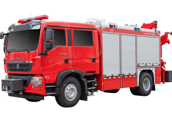 Camion dei vigili del fuoco speciale di Sinotruk HOWO con attrezzatura di soccorso