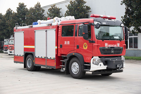Camion di estinzione di incendio del sistema 6000L di SINOTRUK HOWO I CAM