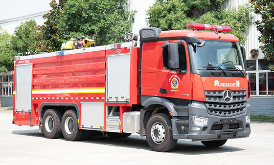 Camion dei vigili del fuoco resistente di Mercedes-Benz 16T con la pompa idraulica ed il monitor